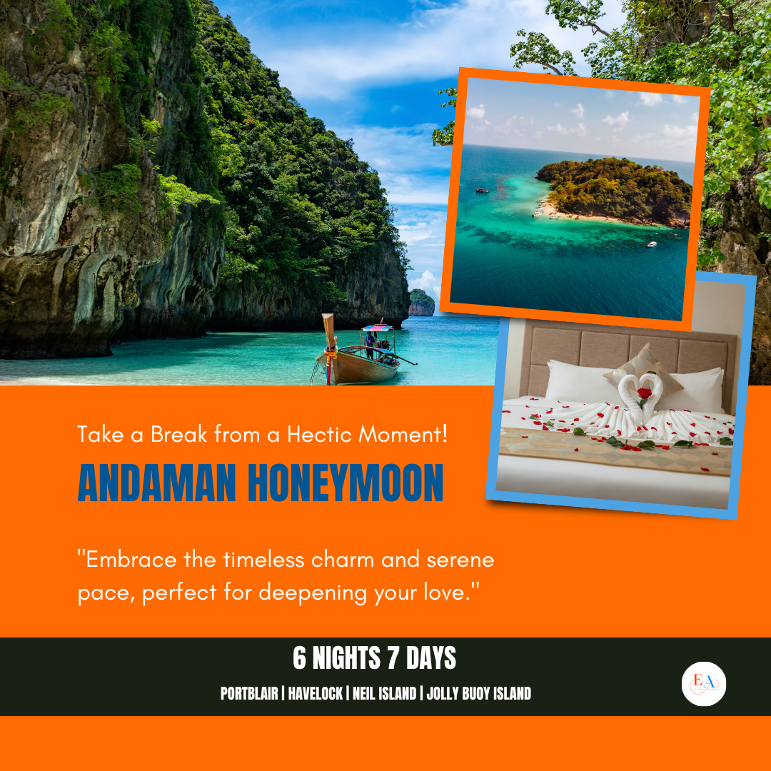 Andaman honeymoon tour packages 6 Nights 7 Days