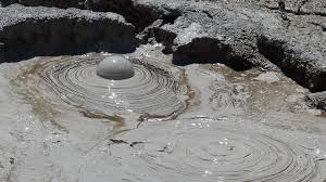 Tourists visiting Mud Volcano Baratang Island