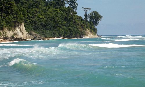 Sitapur Beach Rocky Shoreline